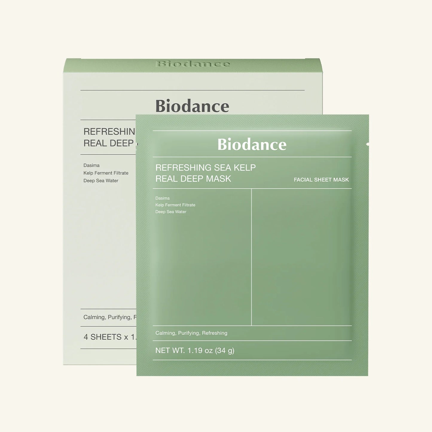 BIODANCE REFRESHING SEA KELP REAL DEEP MASK