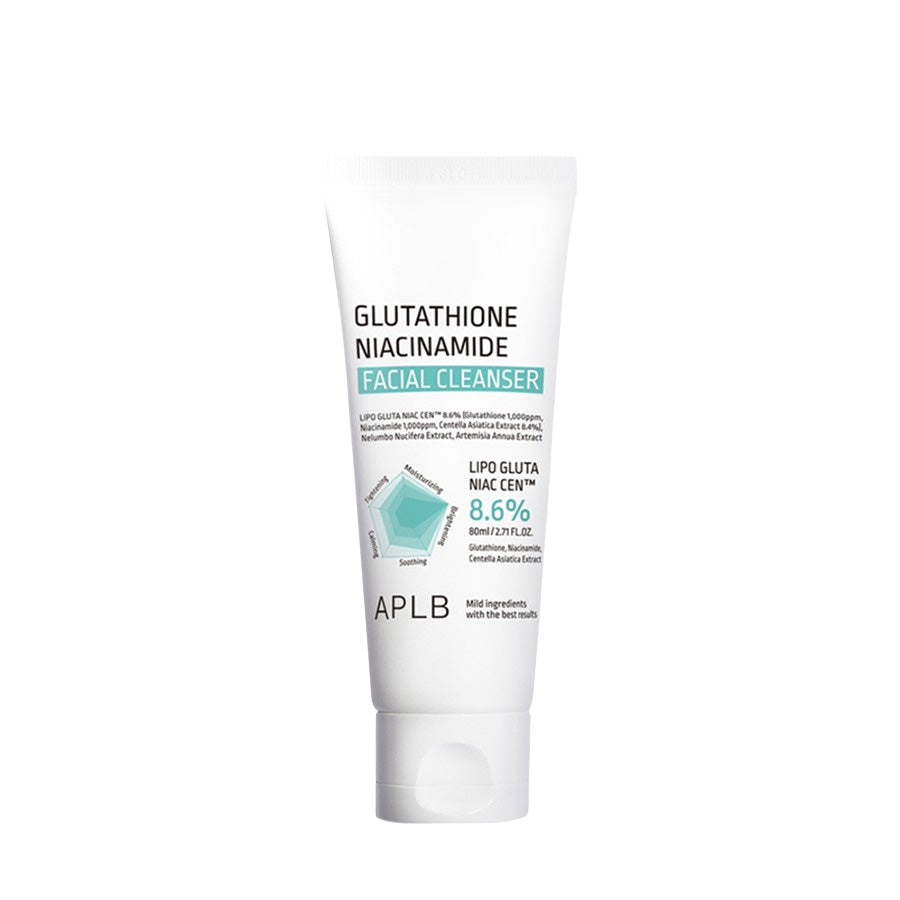 APLB - Glutathione Niacinamide Facial Cleanser 80 ML | Limpiador Facial Unificador de Tono