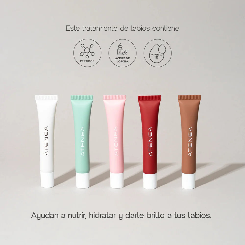 ATENEA Bálsamo labial con péptidos.