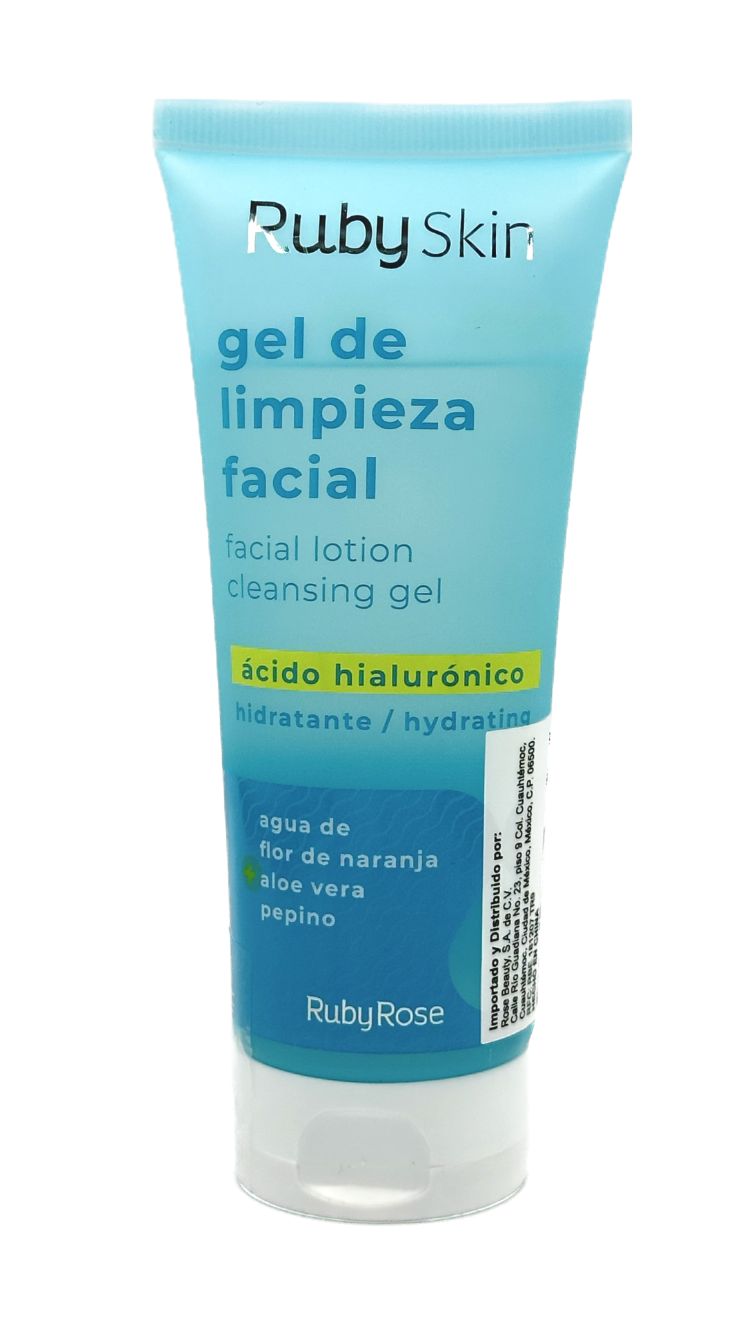 LIMPIADOR FACIAL EN GEL - ÁCIDO HIALURÓNICO Ruby Rose