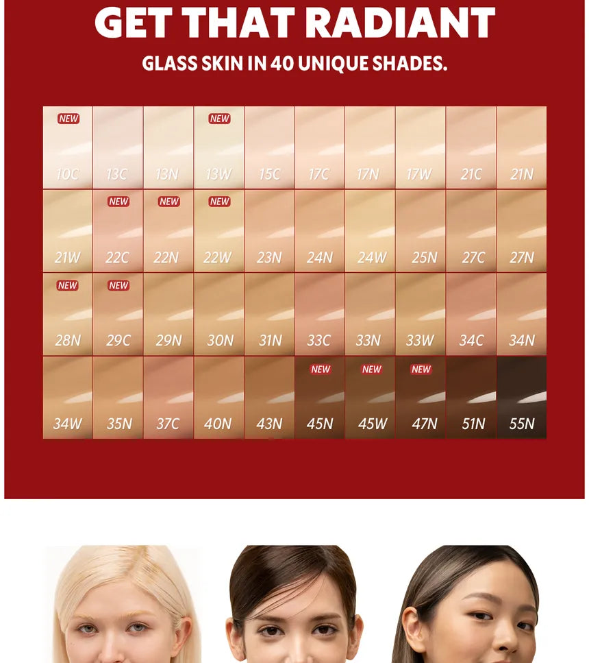 TIRTIR - Base de Maquillaje Estilo Cushion con Protector Solar Mask Fit Red Cushion Mini