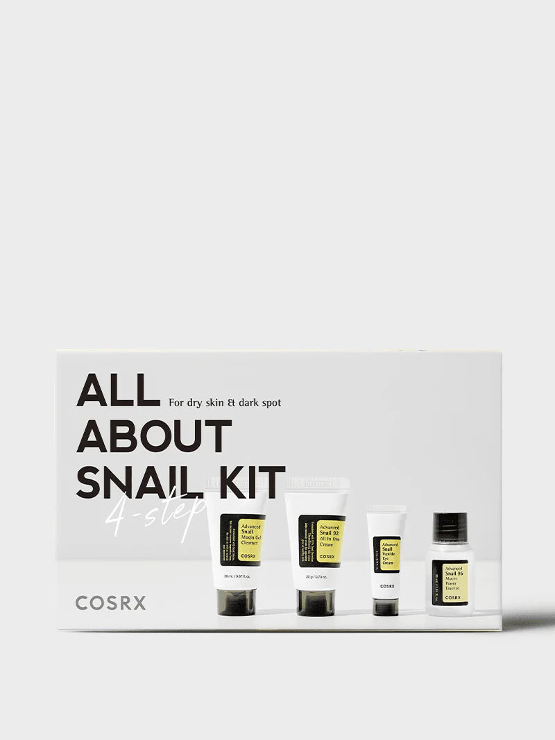 TODO SOBRE EL KIT DE CARACOL 4 pasos COSRX