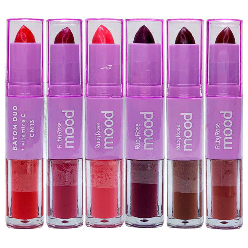 LABIAL DUO MOOD LIQUIDO & BARRA RUBY ROSE