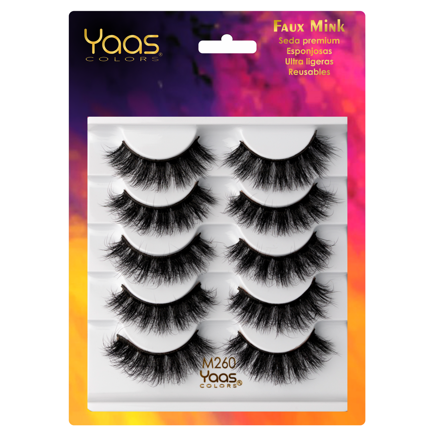 FAUX MINK LASHES - YAAS COLORS