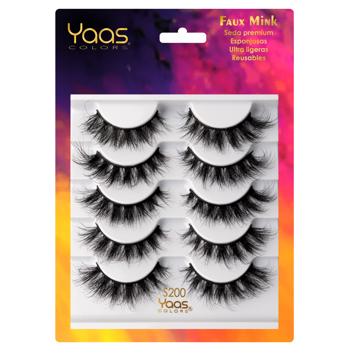 FAUX MINK LASHES - YAAS COLORS