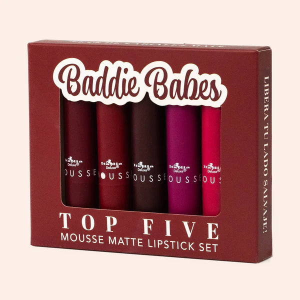 SET DE LABIALES MATE MOUSSE BADDIE BABE