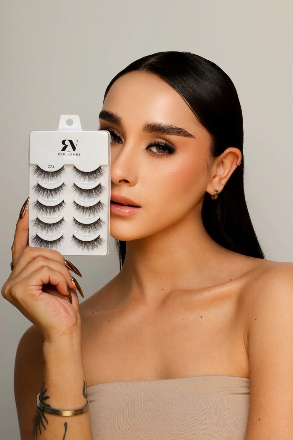 SET 5 PESTAÑAS POSTIZAS RV EYELASHES