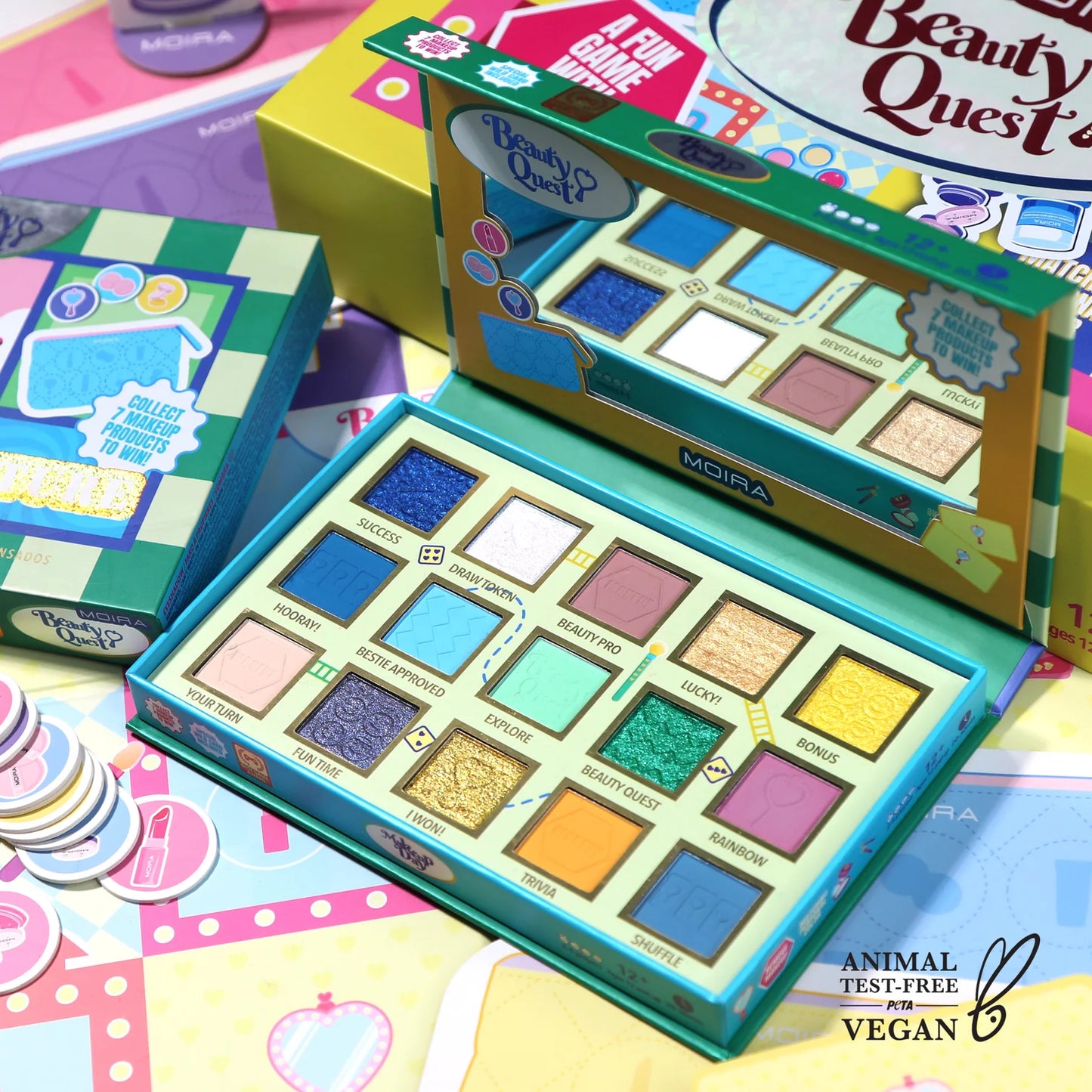 BQP PALETA DE PIGMENTOS PRENSADOS MAKEUP MANIA - BEAUTY ADVENTURE