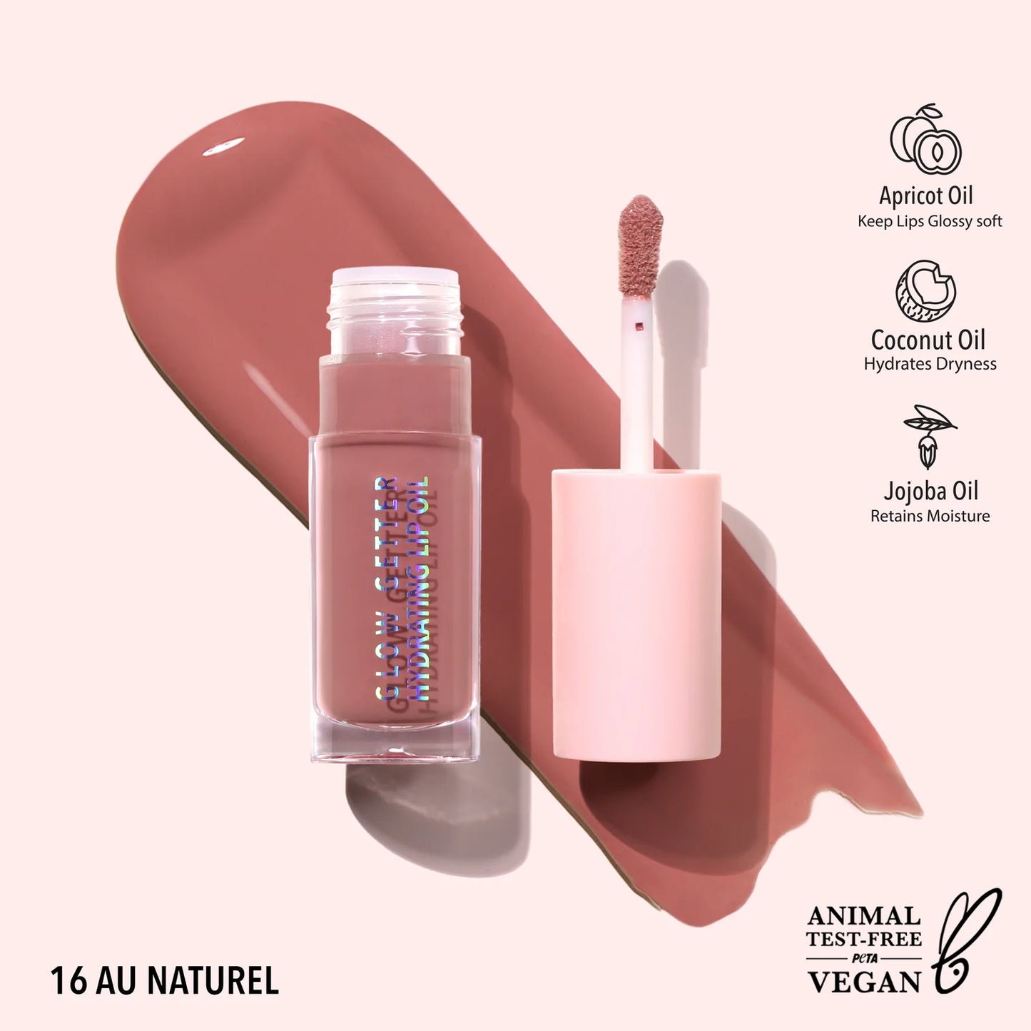 GLO ACEITE HIDRATANTE PARA LABIOS GLOW GETTER / GLOW GETTER HYDRATING LIP OIL