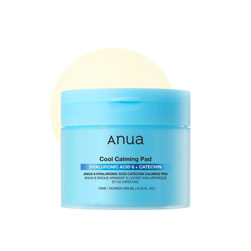 ANUA - 8 Hyaluronic Acid Catechin Calming Pad 110 PCS | Pads Hidratantes, Calmantes y Refrescantes