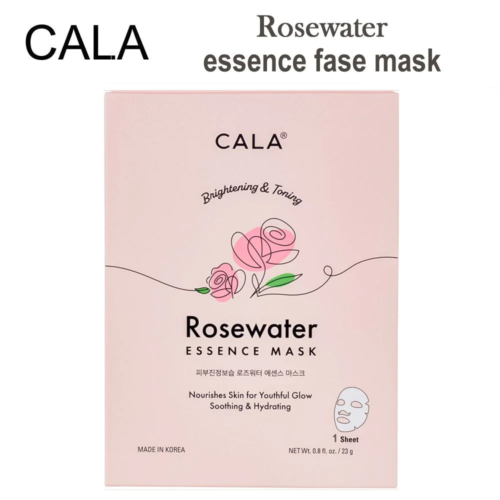 67102 MASCARILLAS FACIALES DE ESENCIA: AGUA DE ROSAS