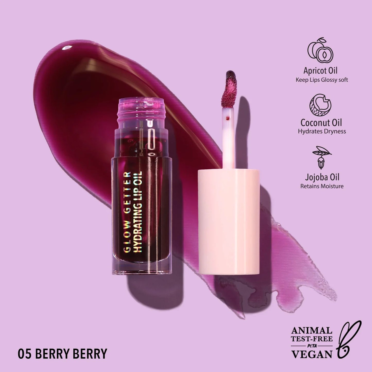 GLO ACEITE HIDRATANTE PARA LABIOS GLOW GETTER / GLOW GETTER HYDRATING LIP OIL