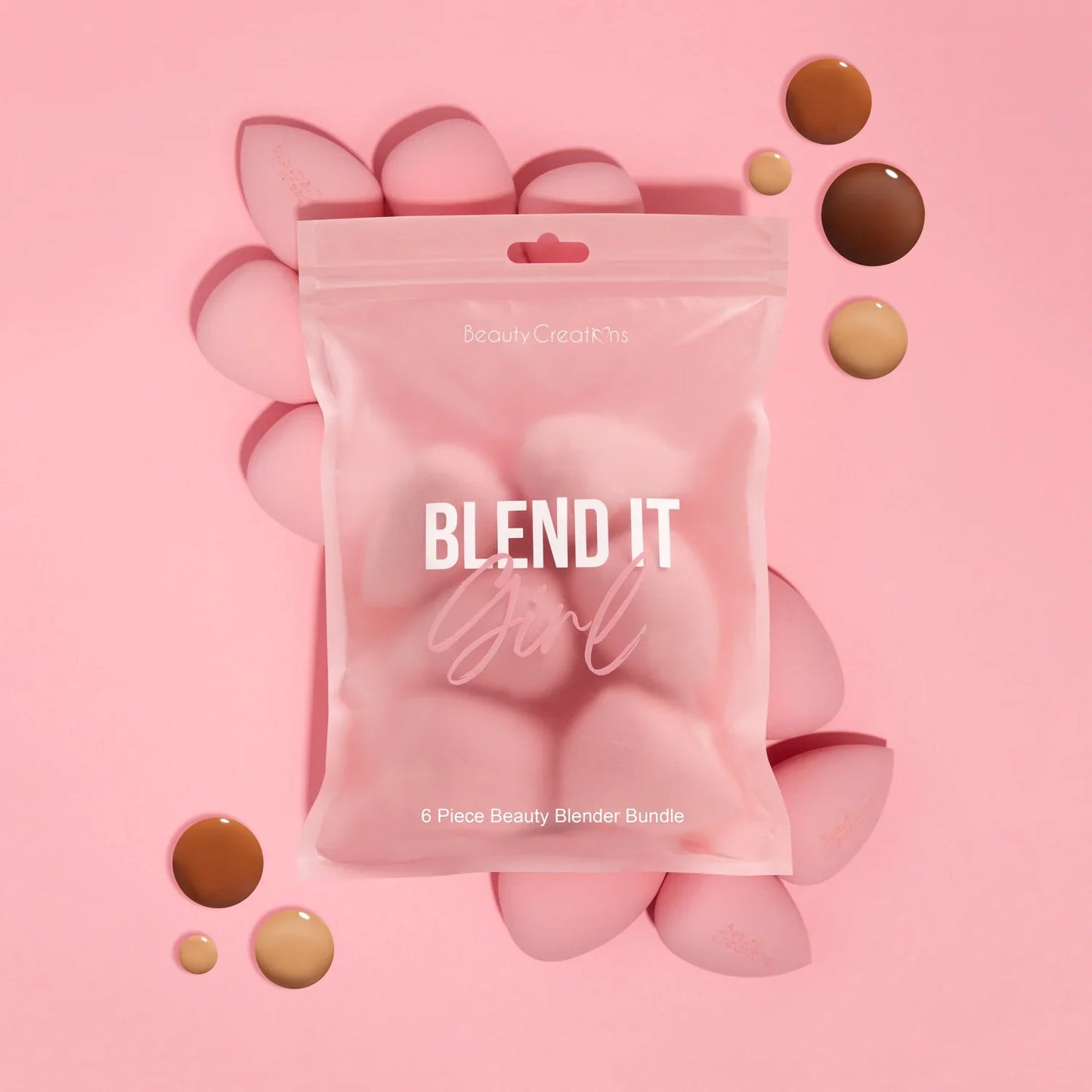 BGBP BLEND IT GIRL 6 Esponjas Beauty Creations