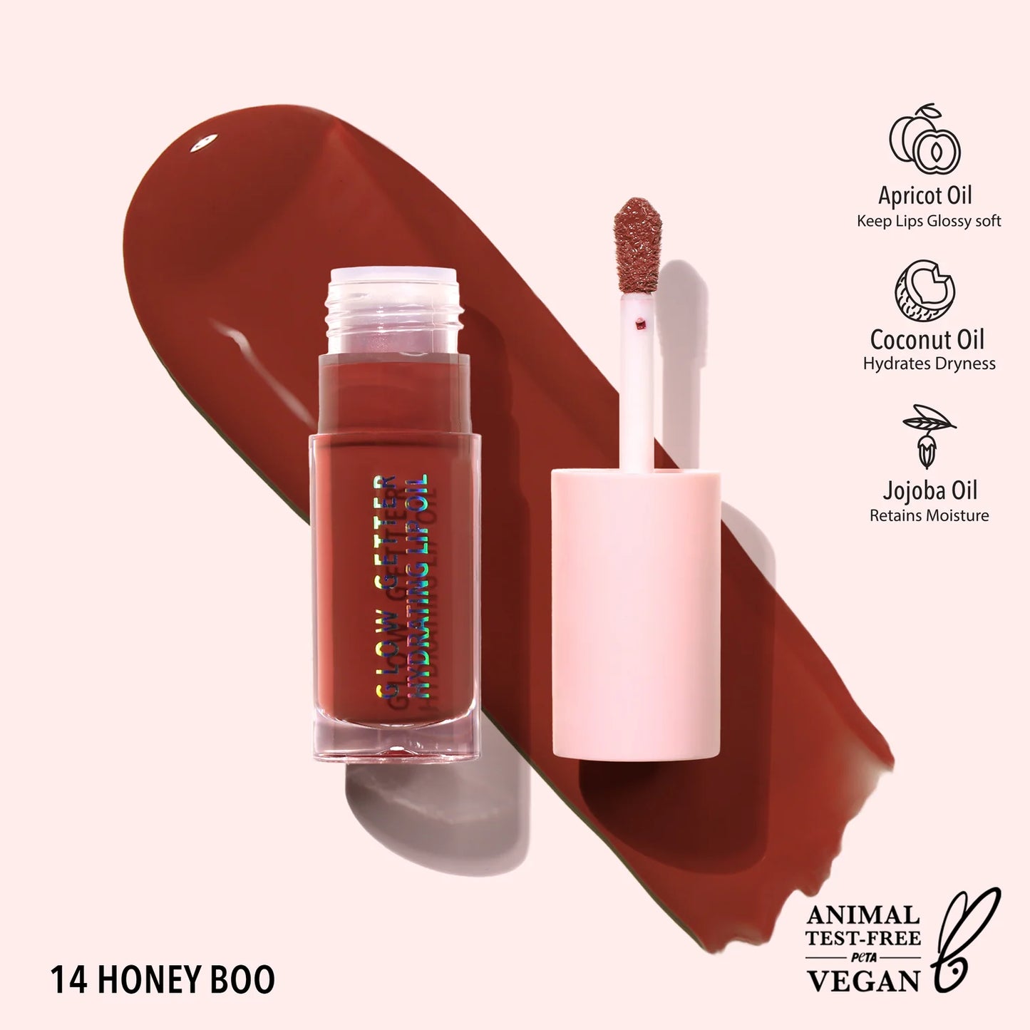 GLO ACEITE HIDRATANTE PARA LABIOS GLOW GETTER / GLOW GETTER HYDRATING LIP OIL