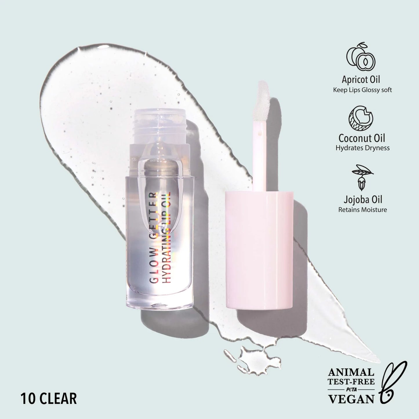 GLO ACEITE HIDRATANTE PARA LABIOS GLOW GETTER / GLOW GETTER HYDRATING LIP OIL