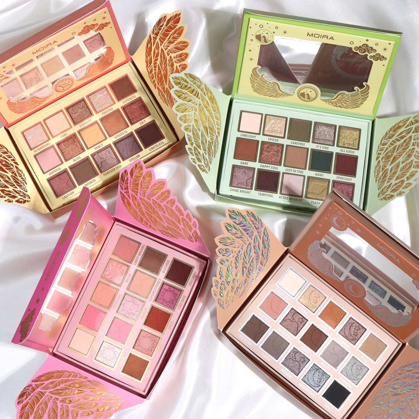 CLP PALETA DE SOMBRAS CHASING ETERNITY - CELESTIAL LOVE - TIME TO SHINE - ENDLESS MOONLIGHT