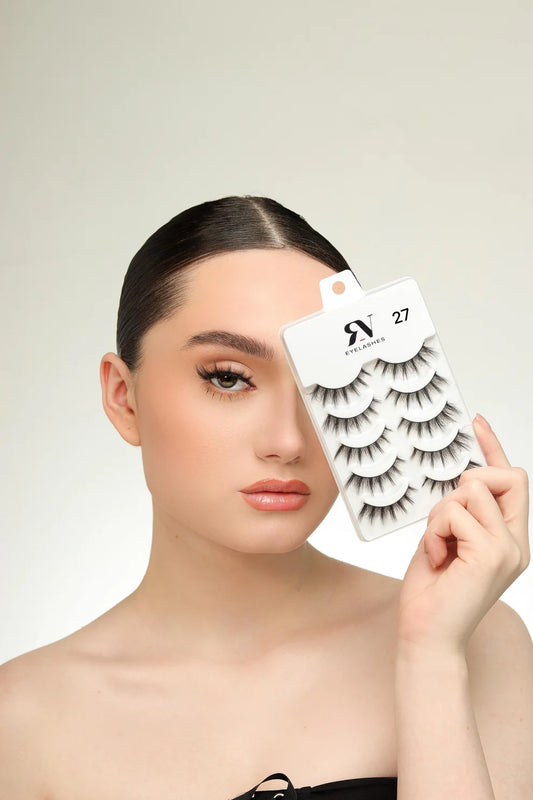 SET 5 PESTAÑAS POSTIZAS RV EYELASHES