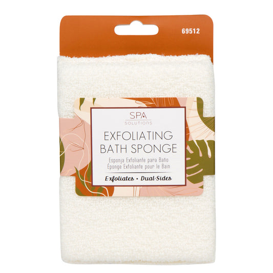 69512 ESPONJA DE BAÑO EXFOLIANTE: CREMA