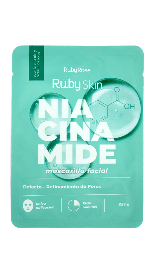 MASCARILLA FACIAL NIACINAMIDA RUBY ROSE