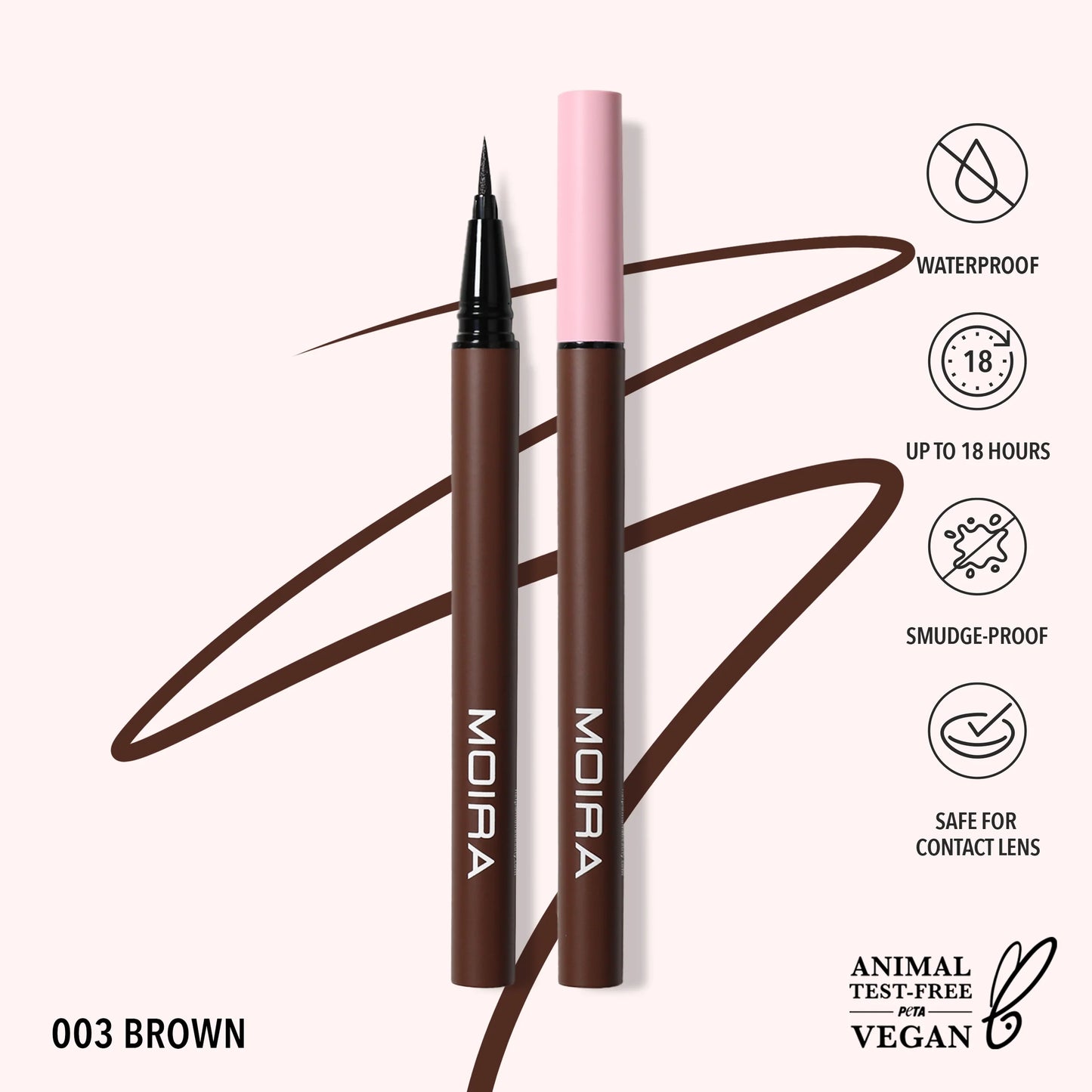 PRECISION LIQUID LINER BROWN PLL003