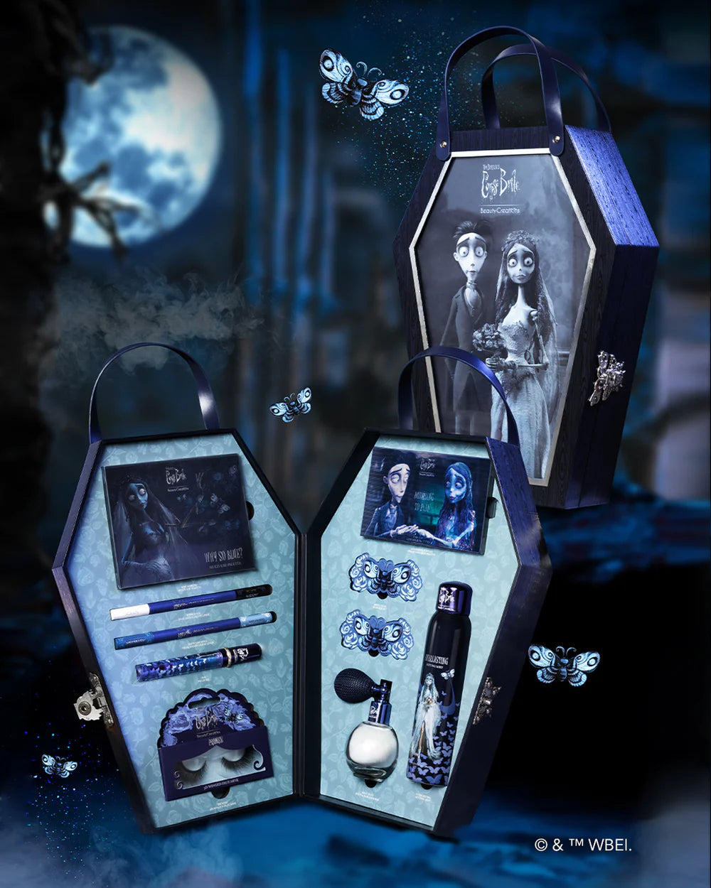 TIM BURTON'S CORPSE BRIDE X BEAUTY CREATIONS COLOR COSMETICS PR COLECCIÓN