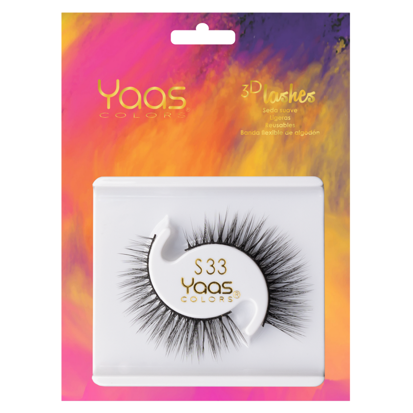 3D LASHES  INDIVUDUAL - YAAS COLORS