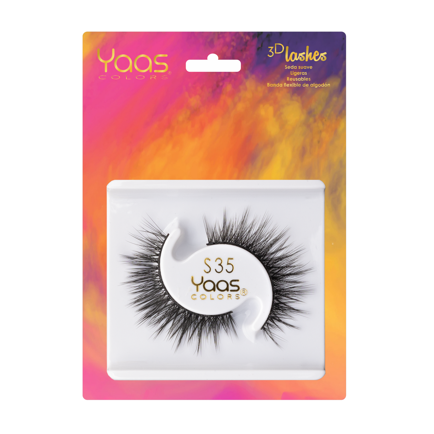 3D LASHES  INDIVUDUAL - YAAS COLORS