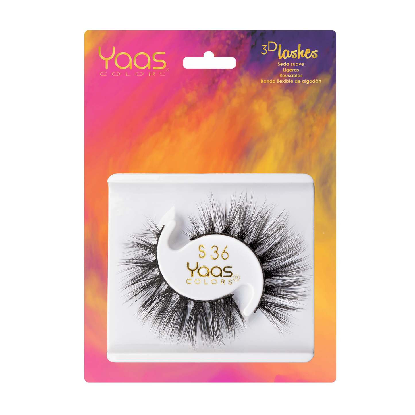 3D LASHES  INDIVUDUAL - YAAS COLORS