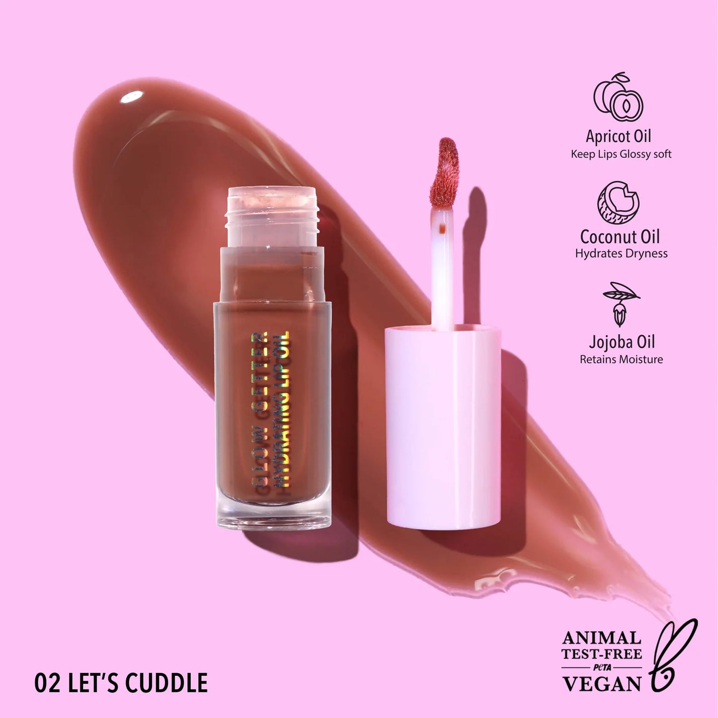 GLO ACEITE HIDRATANTE PARA LABIOS GLOW GETTER / GLOW GETTER HYDRATING LIP OIL