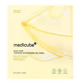 MEDICUBE KOJIC ACID TURMERIC BRIGHTENING GEL MASK