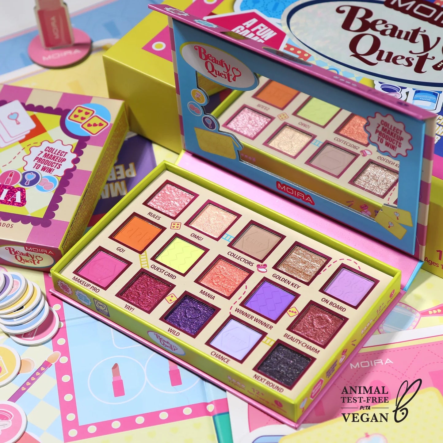 BQP PALETA DE PIGMENTOS PRENSADOS MAKEUP MANIA - BEAUTY ADVENTURE