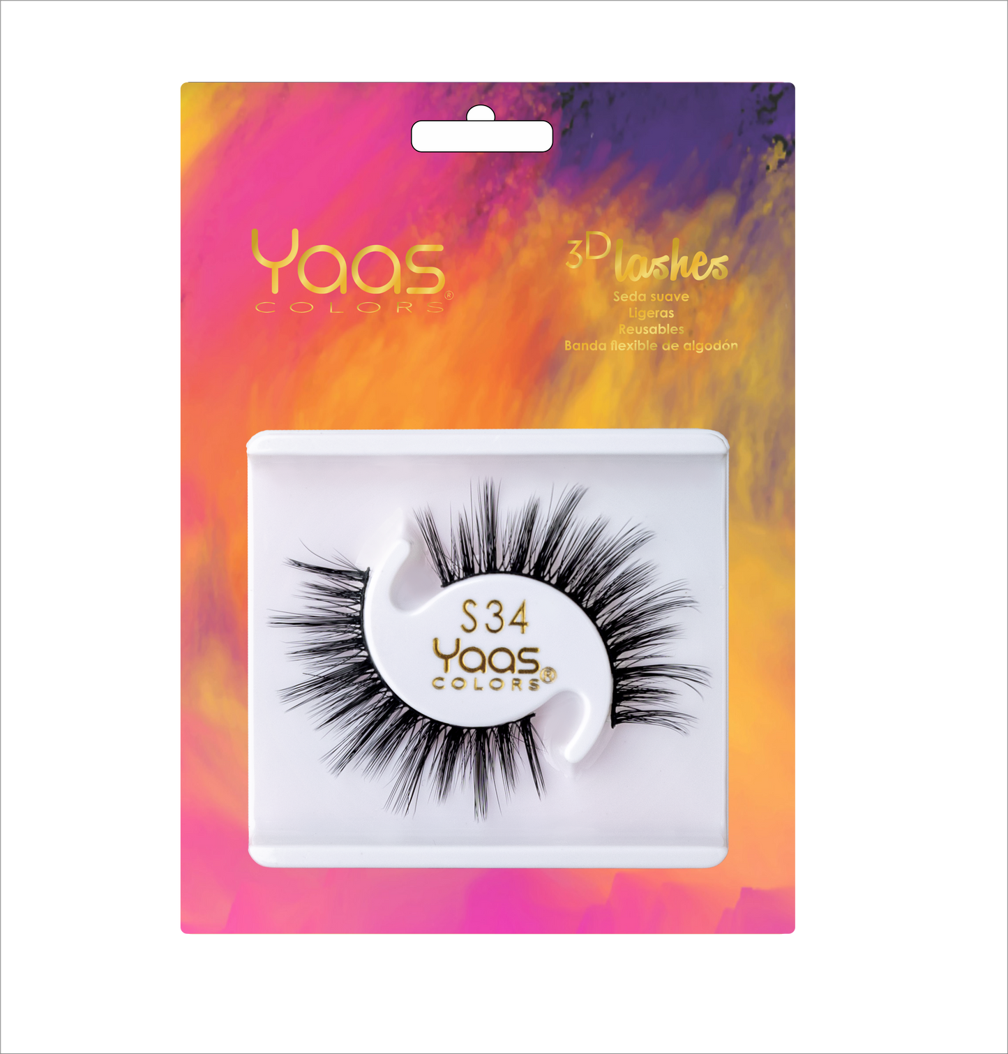 3D LASHES  INDIVUDUAL - YAAS COLORS