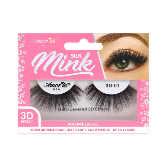 3D SILK MINK LASHES AMOR US