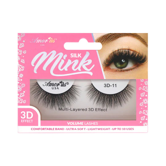 3D SILK MINK LASHES AMOR US