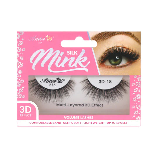 3D SILK MINK LASHES AMOR US