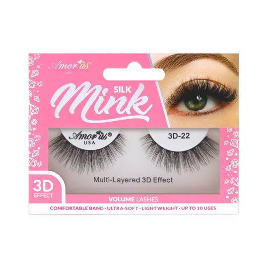 3D SILK MINK LASHES AMOR US