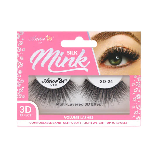 3D SILK MINK LASHES AMOR US