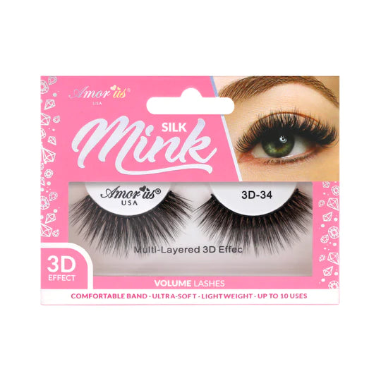 3D SILK MINK LASHES AMOR US