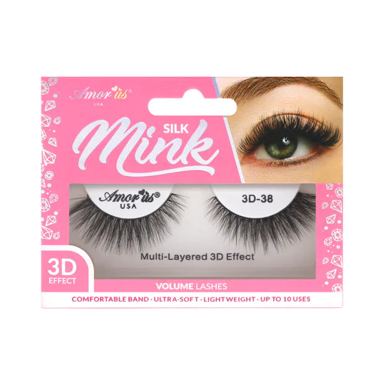 3D SILK MINK LASHES AMOR US