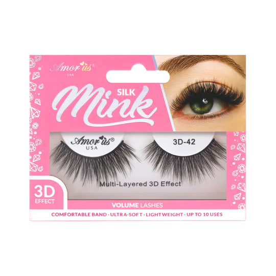 3D SILK MINK LASHES AMOR US