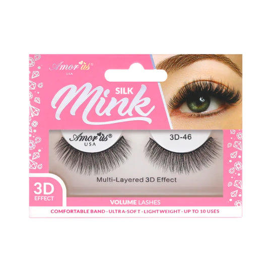 3D SILK MINK LASHES AMOR US