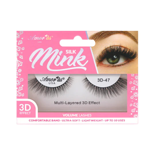 3D SILK MINK LASHES AMOR US