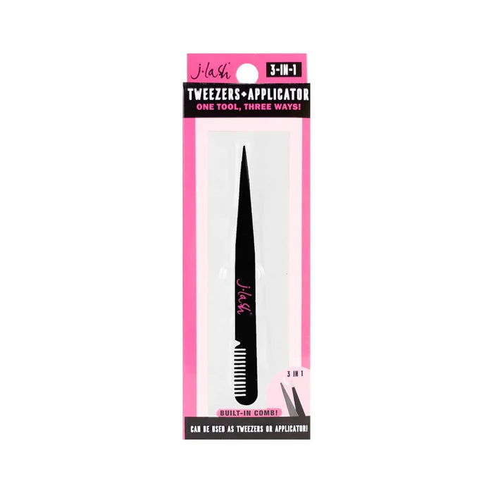 APLICADOR DE PESTAÑAS: TWEEZERS + APPLICATOR LA12 - JLASH