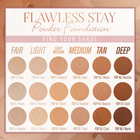 Base En Polvo Flawless Stay - Beauty Creations